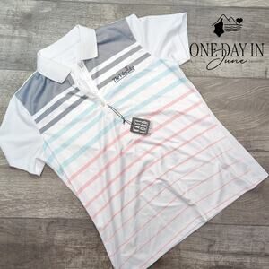 Kate Lord Athletic Polo Shirt Size M